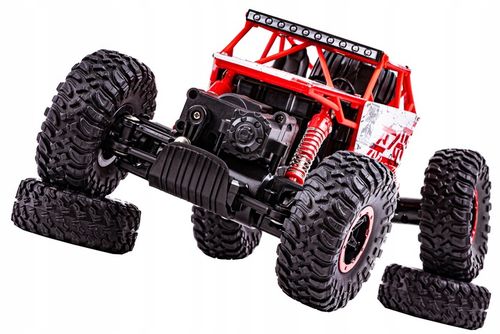 Samochód Auto RC ROCK CRAWLER 2.4 GHz 1:18 Czerwony Zdalnie Strerowany RC na Arena.pl