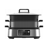 Wielofunkcyjny Garnek GRILL Sencor SPR 6300BK Czarny 6 Litrów 5 FUKCJI