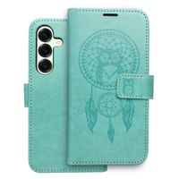 Kabura MEZZO Book do SAMSUNG S25 łapacz snów zielony