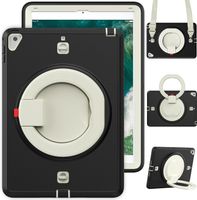 Etui do iPad 6/5/Pro 9.7" Pancerne z Obrotową Podstawką Czarne