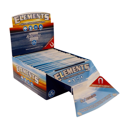 bibułki elements artesano king size slim + tipy + tacka na Arena.pl