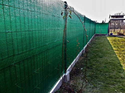 Siatka Cieniująca 1,5x50m Maskująca mata osłona na ogrodzenie płot 90% na Arena.pl