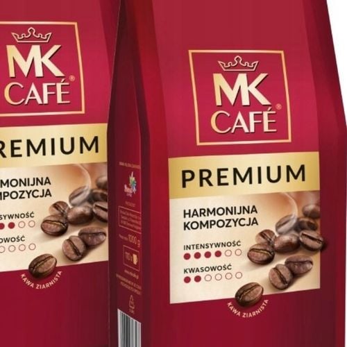 Kawa ziarnista mieszana MK Cafe Premium 1000 g Kawa Mk Café Czerwona 1 Kg na Arena.pl