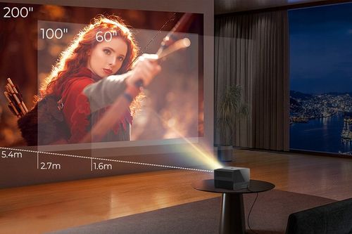 RZUTNIK PROJEKTOR LED AUTOFOCUS ANDROID TV 11 4K FULL HD WIFI PILOT BT na Arena.pl