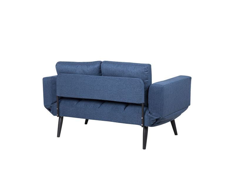 Sofa rozkładana ciemnoniebieska BREKKE zdjęcie 4