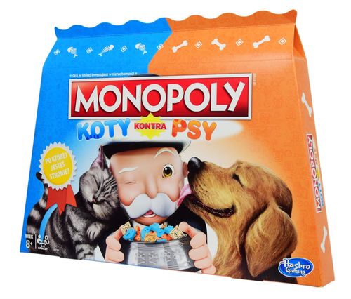 Hasbro E5793 Gra Monopoly Koty kontra Psy na Arena.pl