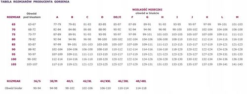 Biustonosz Luisse 441 czarny 75L na Arena.pl