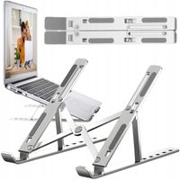 Aluminiowa Podstawka Pod Laptopa Tablet Regulowana Stabilna 10 - 17 Cali