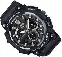 SPORTOWY ZEGAREK MĘSKI CASIO MCW-200H-1A CZARNY CHRONO Z DATĄ WR100 54mm
