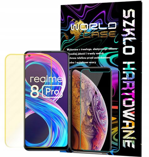 SZKŁO HARTOWANE DO REALME 8 4G / 8 PRO NA EKRAN SZKIEŁKO OCHRONNE na Arena.pl