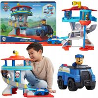 PSI PATROL DUŻA BAZA ZE ZJEŻDŻALNIĄ + CHASE FIGURKA I POJAZD RADIOWÓZ