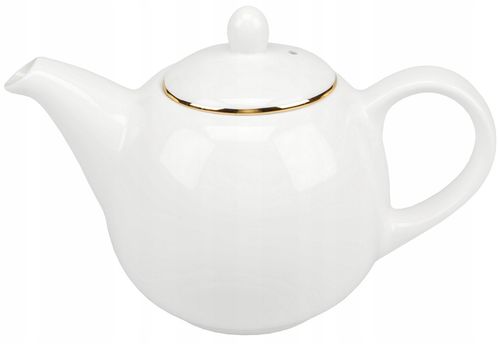 Dzbanek imbryk czajnik porcelanowy biały do herbaty ziół kawy 700 ml na Arena.pl