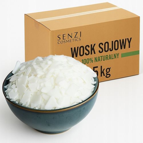 WOSK SOJOWY Do Świec 5kg Płatki 100% + Barwniki Zestaw 9x10 ml GRATIS na Arena.pl