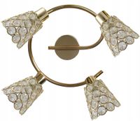 Lampa sufitowa Candellux GLOSSY złota