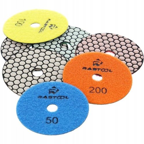 TARCZA DIAMENTOWA POLERSKA 100MM DO SZLIFOWANIA GRESU PŁYTEK NA RZEP na Arena.pl