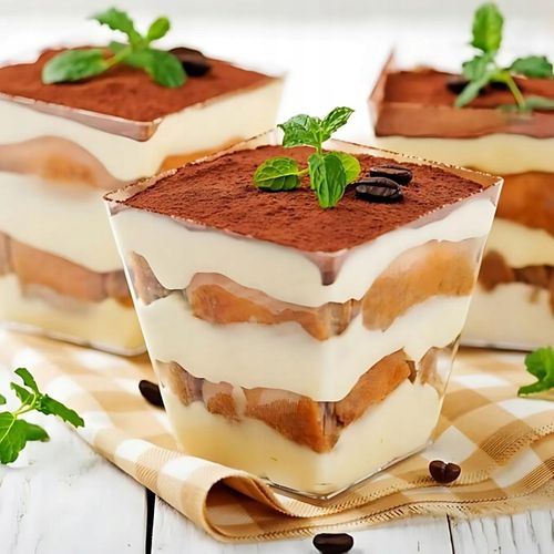 PUCHARKI KWADRATOWE DO DESERÓW 120ml 50szt NA PRZEKĄSKI DESERY POJEMNIKI na Arena.pl