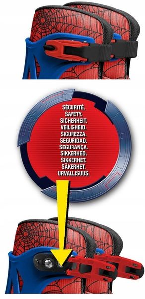 SPIDERMAN SPIDER ROLKI REGULOWANE 30 -33 DLA DZIECI zdjęcie 3