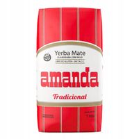 Yerba Mate Amanda Elaborada Tradicional Con Palo 1000g 1kg KLASYCZNA!