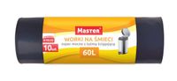 worki na odpady hd 60l z taśmą ściągającą - super mocne - bhp hic s127