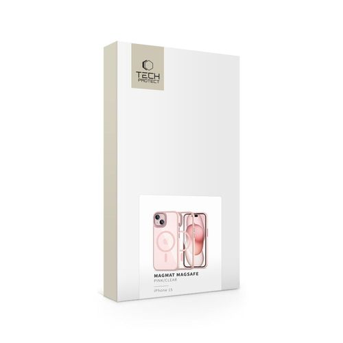 TECH-PROTECT MAGMAT MAGSAFE IPHONE 15 PINK/CLEAR na Arena.pl