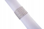 Pierścień do serwetki ozdoba CYRKONIE 4 x 12 cm