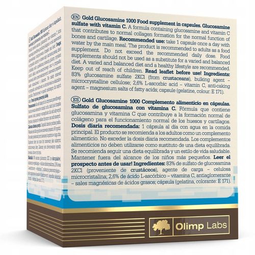 OLIMP GOLD GLUCOSAMINE 120kaps GLUKOZAMINA KOŚCI STAWY ŚCIĘGNA KOLANA na Arena.pl
