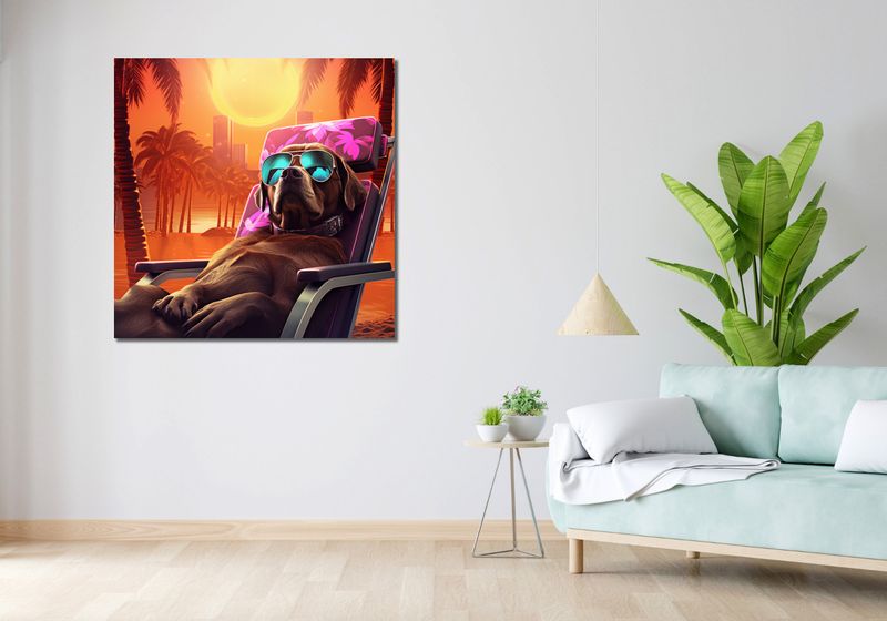 Obraz 100x100cm Lato w Stylu zdjęcie 2