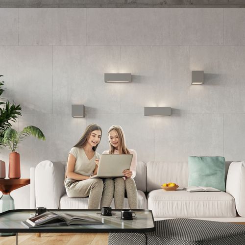 Kinkiet ceramiczny VEGA szary na Arena.pl