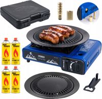 KUCHENKA GAZOWA TURYSTYCZNA CAMPGAZ na kartusze i butle 2w1+KARTUSZ + GRILL