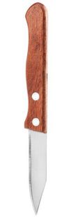 Nóż nożyk kuchenny do obierania warzyw GREGOR DREWNO 6,5 cm