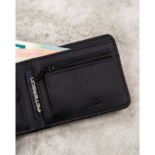 modny portfel męski w czarnym kolorze z systemem rfid - peterson na Arena.pl