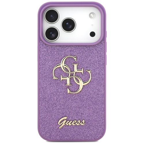Etui Guess Fixed Glitter Big 4G do iPhone 17 Pro liliowy na Arena.pl