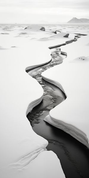 Plakat 50x100cm Szczeliny Mrozu zdjęcie 1