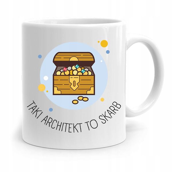 Kubek Architekta Projektanta Architekt To Skarb Z Nadrukiem Ze Zdjęciem zdjęcie 1