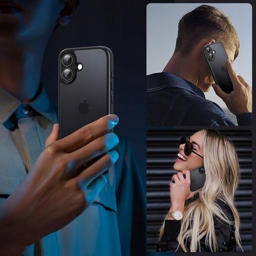 Etui do iPHONE 16 + 2x SZKŁO WZMACNIANE do MagSafe PREMIUM CASE MATOWE 360° na Arena.pl