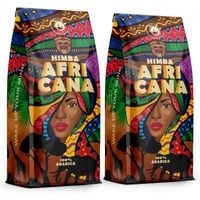 KAWA ZIARNISTA AFRICANA HIMBA-100% ARABICA-ŚWIEŻO PALONA 2x1KG - BLUE ORCA