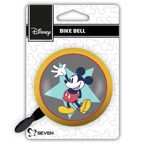 ND15_9147 DZWONEK DO ROWERU RETRO MICKEY ZOLTY na Arena.pl