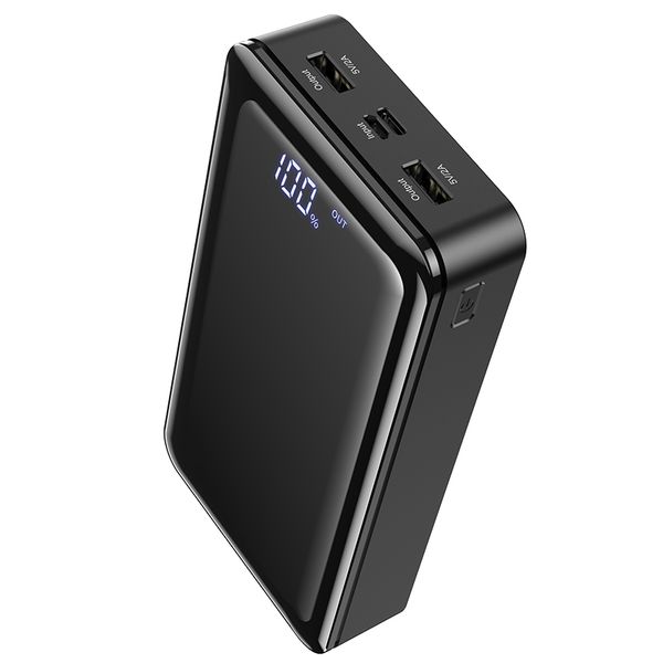 Borofone Power Bank 30000mAh BJ8 Extreme - 2xUSB - czarny zdjęcie 1