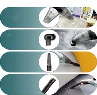 POTĘŻNY ODKURZACZ SAMOCHODOWY BEZPRZEWODOWY ZESTAW 120W 4000Pa