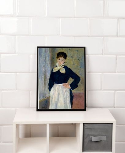 A Waitress at Duval_s Restaurant, Auguste Renoir - plakat 21x29,7 cm na Arena.pl