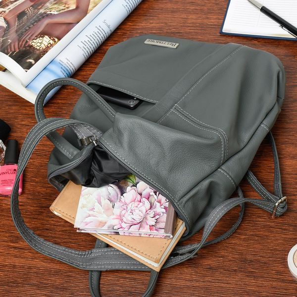 Plecak Damski Skórzany Trójkąt Pojemny Beltimore Q60 zdjęcie 2