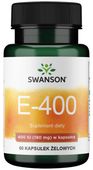 Swanson Witamina E 400IU 60 kapsułek Płodność Trądzik Piękna cera Młodość