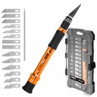 NEO NOŻE PRECYZYJNE 14 szt. NÓŻ SKAPEL Z WYMIENNYMI KOŃCÓWKAMI ORGANIZER