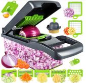SZATKOWNICA DO WARZYW TARKA MANDOLINA KRAJALNICA ROZDRABNIACZ 14w1 ZIELONY
