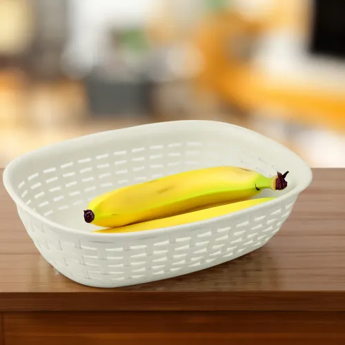 KOSZYK RATAN ECRU NA PIECZYWO OWOCE POJEMNIK ORGANIZER DO PRZECHOWYWANIA na Arena.pl