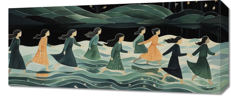 Obraz 70x30cm Nocna Procesja zdjęcie 1