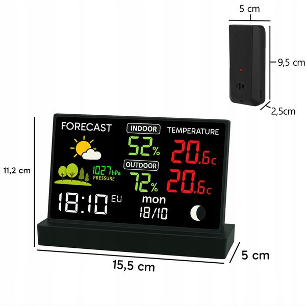 Stacja pogody RETOO ER1228 zdjęcie 10