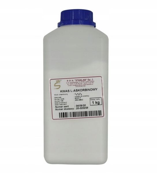 WITAMINA C 1kg 1000g KWAS L-ASKORBINOWY STANLAB CZDA zdjęcie 5