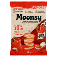 Moonsy Chipsy ziemniaczane ostra papryka 60 g