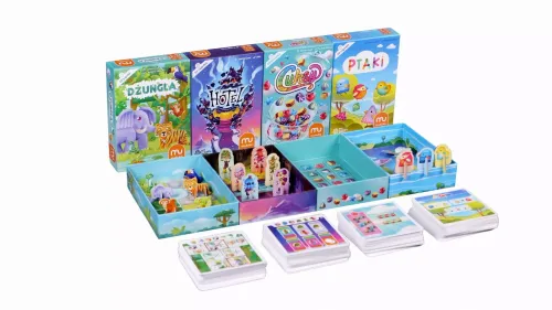 Logiczna gra dla dzieci - 60 zagadek o różnych poziomach trudności Dżungla na Arena.pl